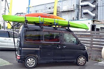 カヤックの選び方 車載のイメージ Viking Kayak Japan